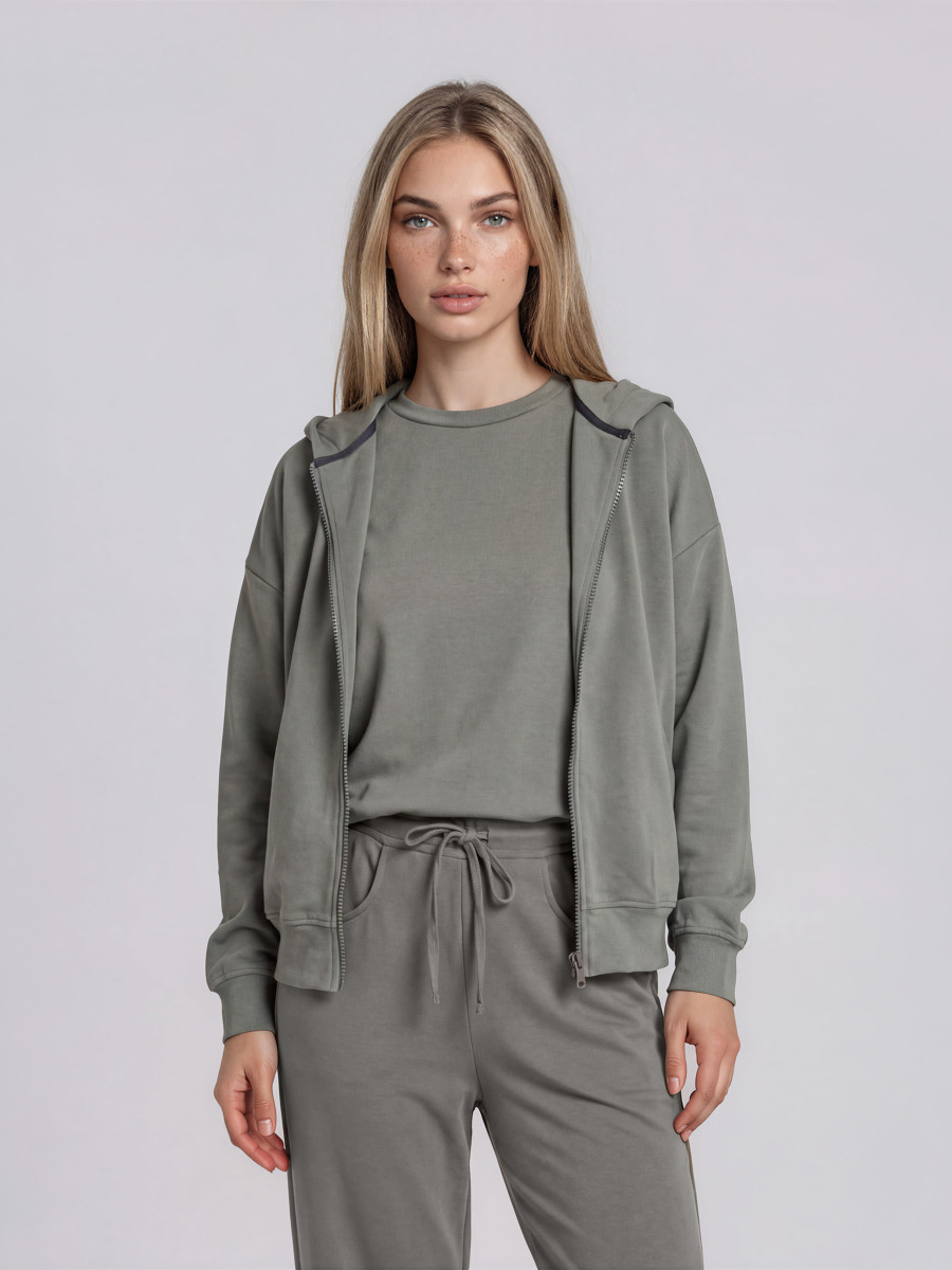 Zip-up hoodie