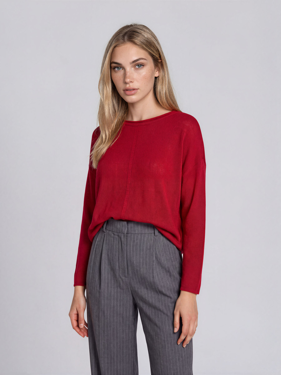 Knitted Long Sleeved Blouse