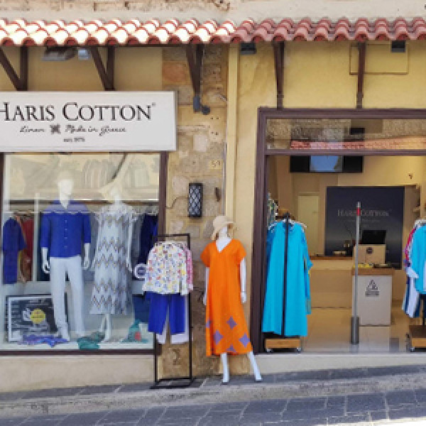 Linen clothes Rhodes. Linen dresses Rhodes.